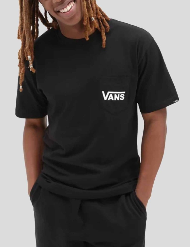 Camicia VANS classico dietro ss tee nero / bianco
